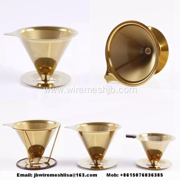 Reusable Stainless Steel Pour Over Coffee Filter